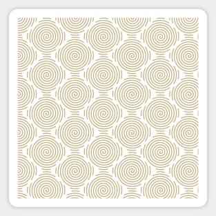 Gold swirl pattern Magnet